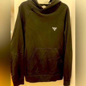 Barbour Mens Black Hoodie (Small, Excellent Condition)